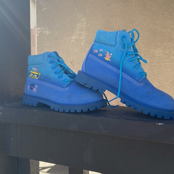 Kids SpongeBob timberlands - Picture 4 of 6